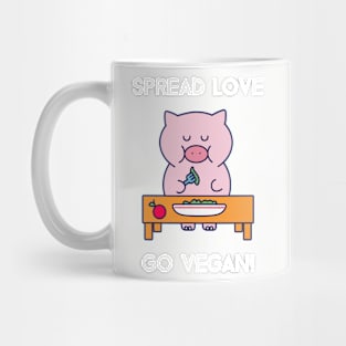 Spread Love Go Vegan Mug